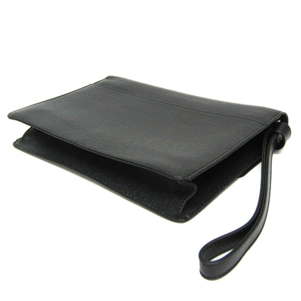 Louis Vuitton Selenga  Leather Clutch Bag
