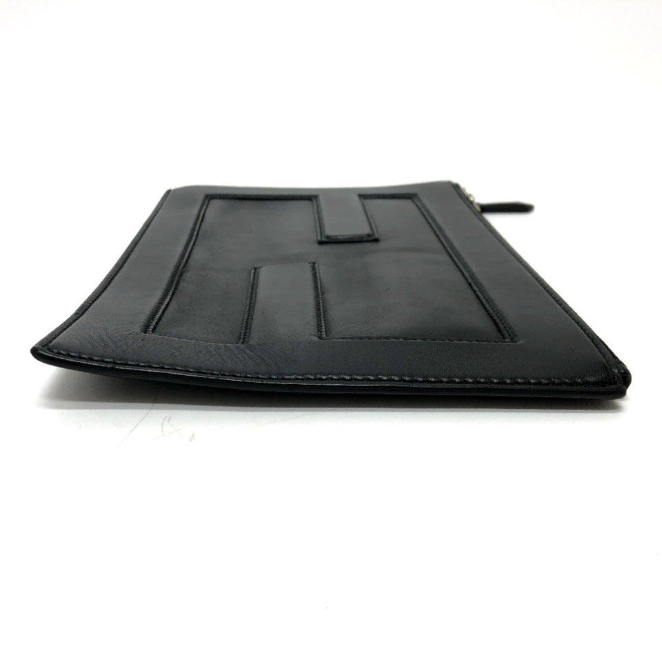 Fendi  Leather Clutch Bag (Pre-Owned)