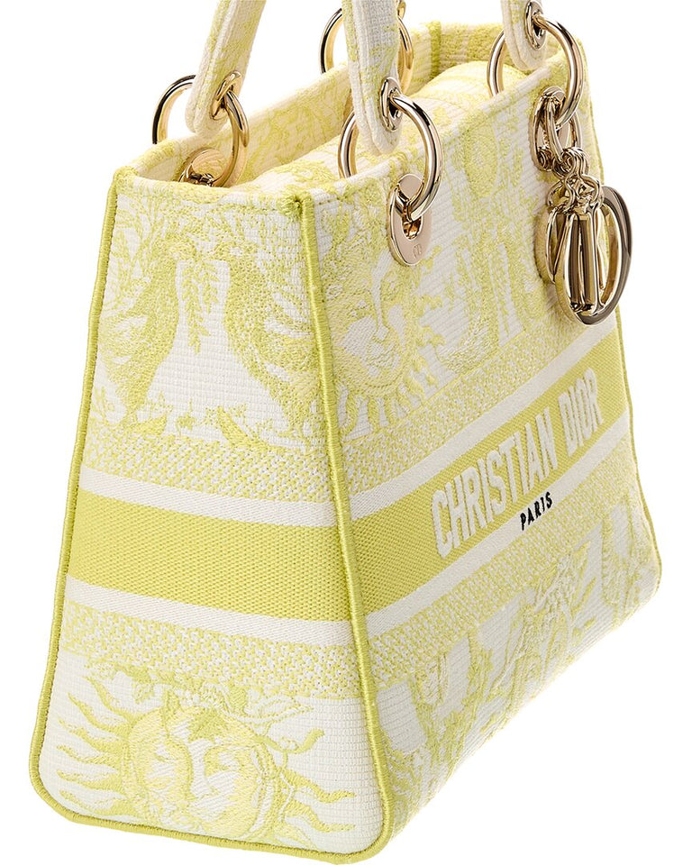 Dior Lady D-Lite Medium Canvas Tote