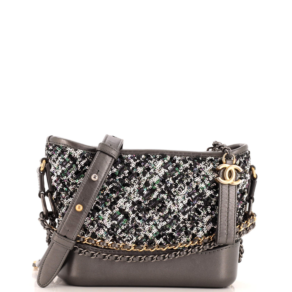 CHANEL Gabrielle Hobo Sequins Small