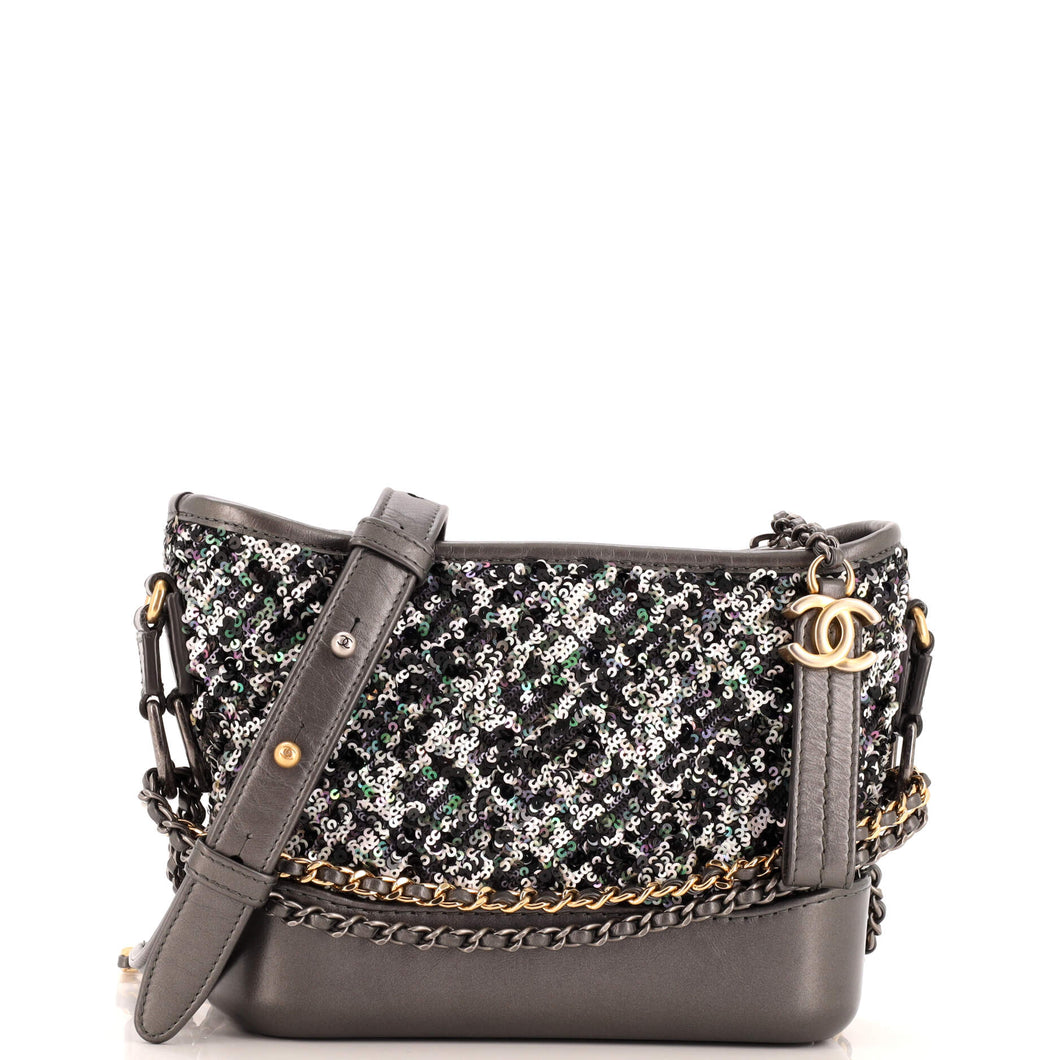 CHANEL Gabrielle Hobo Sequins Small