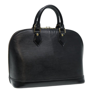 LOUIS VUITTON Epi Alma Hand Bag Black M52142 LV Auth 88902