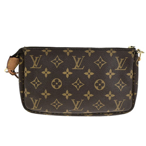 Louis Vuitton Pochette Accessoires  Canvas Clutch Bag