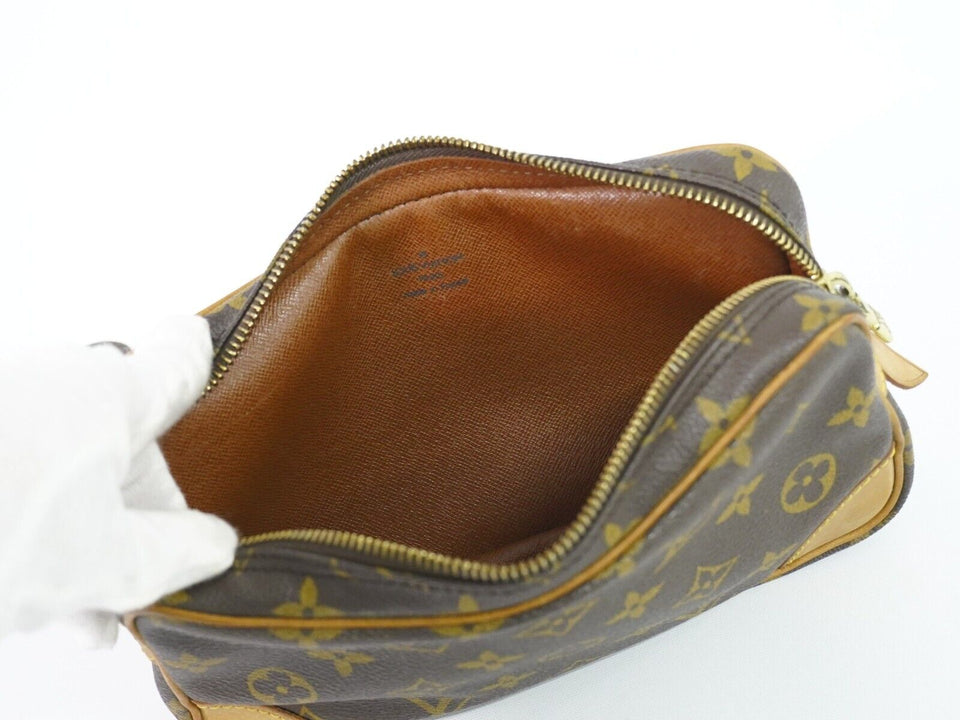 Louis Vuitton Marly Dragonne  Canvas Clutch Bag