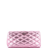 Sade Puffer Envelope Clutch Quilted Leather Large