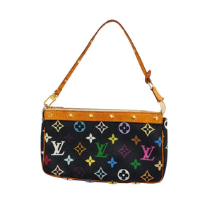 Louis Vuitton Pochette Accessoire  Canvas Clutch Bag