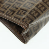 Fendi Zucchino  Canvas Clutch Bag
