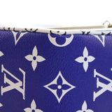 Blue Louis Vuitton Monogram Giant Beach Pouch Shoulder Bag