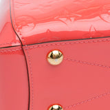 Orange Louis Vuitton Monogram Vernis Montaigne BB Satchel