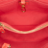 Orange Louis Vuitton Monogram Vernis Montaigne BB Satchel
