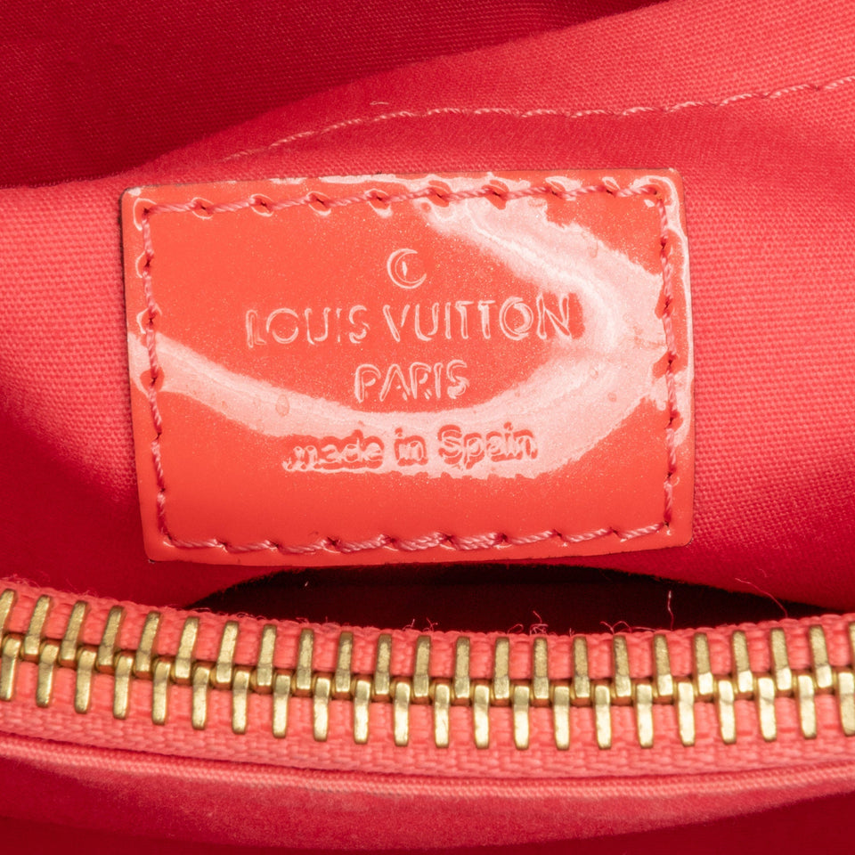Orange Louis Vuitton Monogram Vernis Montaigne BB Satchel