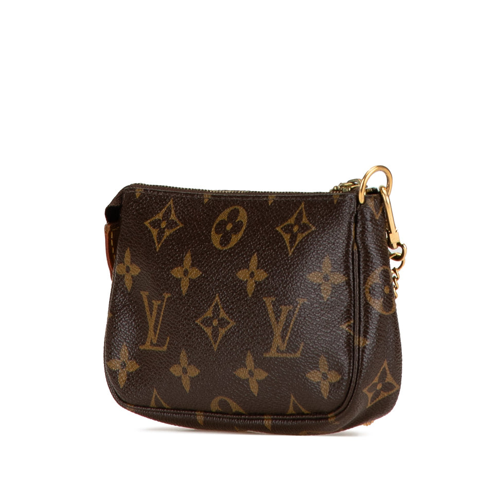 Brown Louis Vuitton Monogram Trunks and Bags Mini Pochette Accessoires