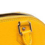 Yellow Louis Vuitton Epi Alma BB Satchel