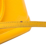 Yellow Louis Vuitton Epi Alma BB Satchel