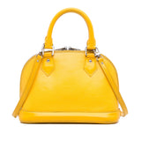 Yellow Louis Vuitton Epi Alma BB Satchel
