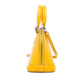 Yellow Louis Vuitton Epi Alma BB Satchel