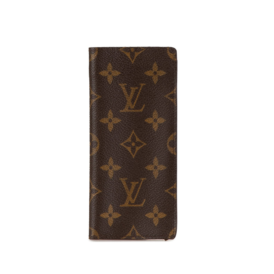 Brown Louis Vuitton Monogram Eyeglasses Case