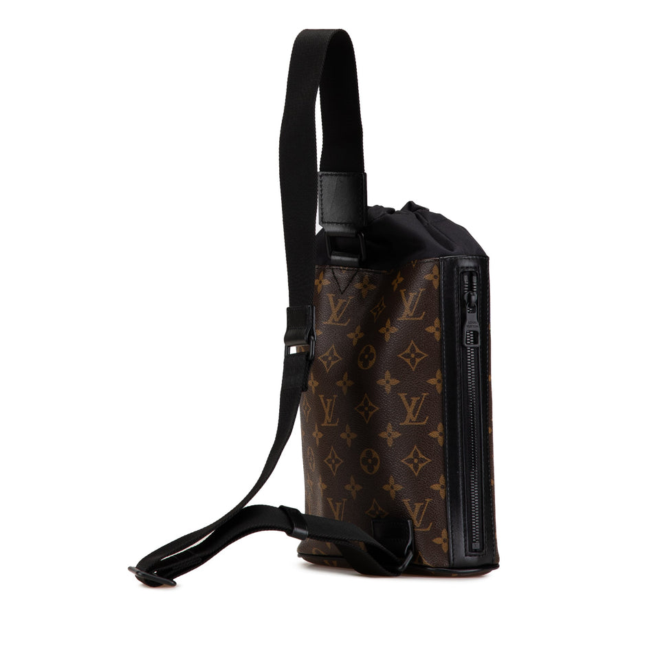 Brown Louis Vuitton Monogram Chalk Sling Bag