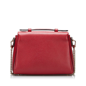 Gucci Interlocking G Handbag Small Red