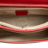 Gucci Interlocking G Handbag Small Red