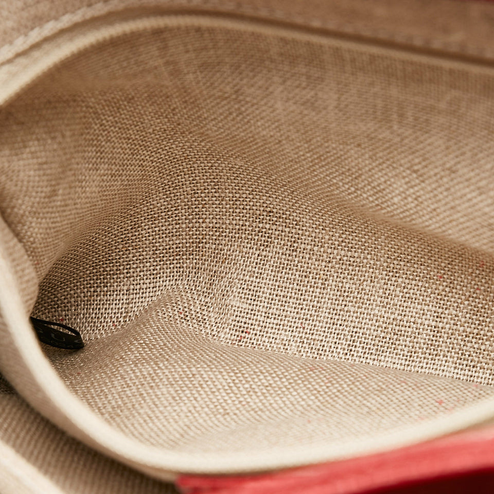 Gucci Interlocking G Handbag Small Red