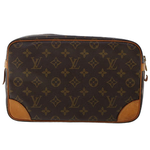 Louis Vuitton Compiegne 28  Canvas Clutch Bag