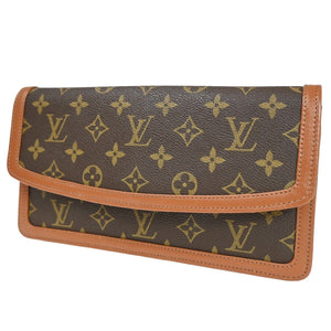 Louis Vuitton Pochette Dame  Canvas Clutch Bag