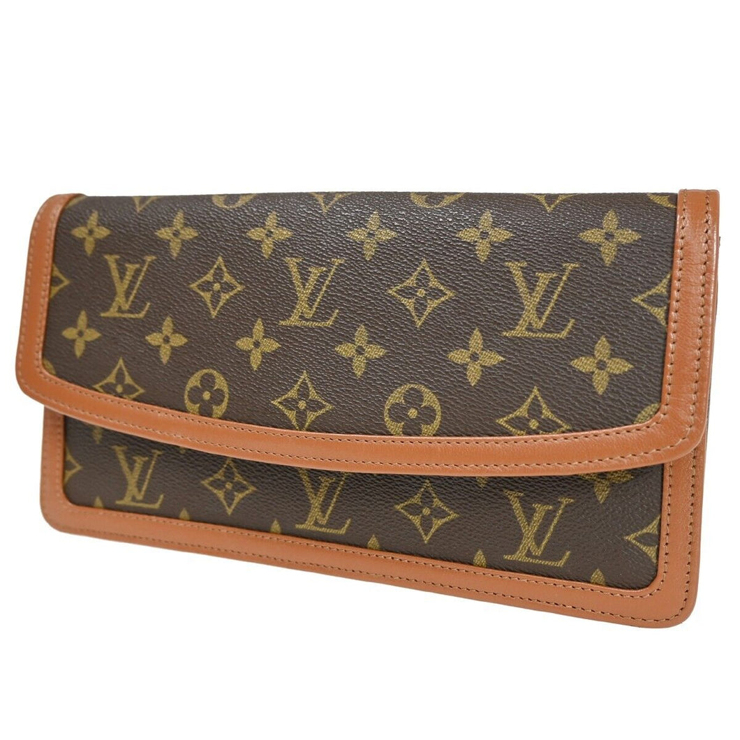 Louis Vuitton Pochette Dame  Canvas Clutch Bag