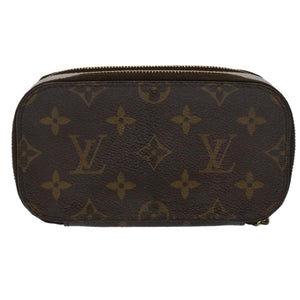 Louis Vuitton Trousse Brush Pm  Canvas Clutch Bag