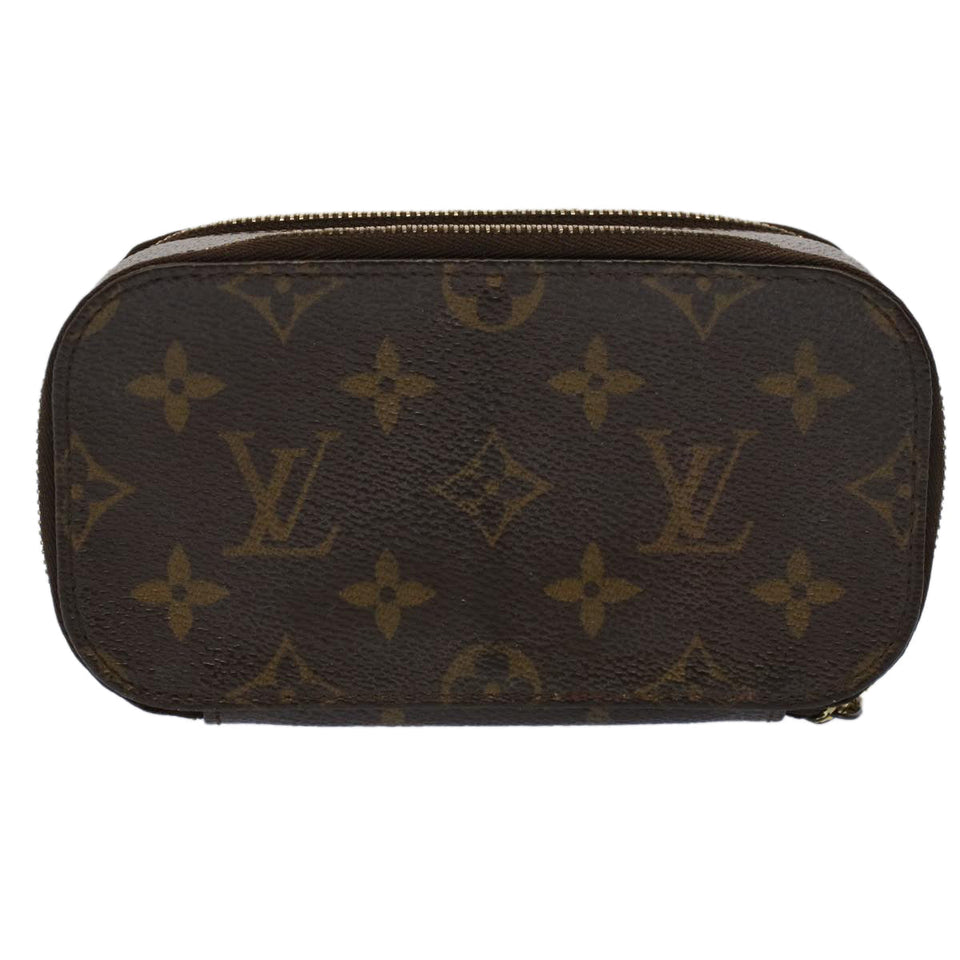 Louis Vuitton Trousse Brush Pm  Canvas Clutch Bag