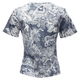 Dior Toile De Jouy Tree Tiger Print Cotton Linen Casual Tshirt
