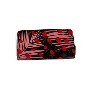 LOUIS VUITTON Jungle Dots Zippy Wallet Sugar pink Poppy Wallet Clutch
