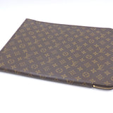 Louis Vuitton Poche Document  Canvas Clutch Bag