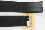 Ceinture en cuir bicolore Chanel