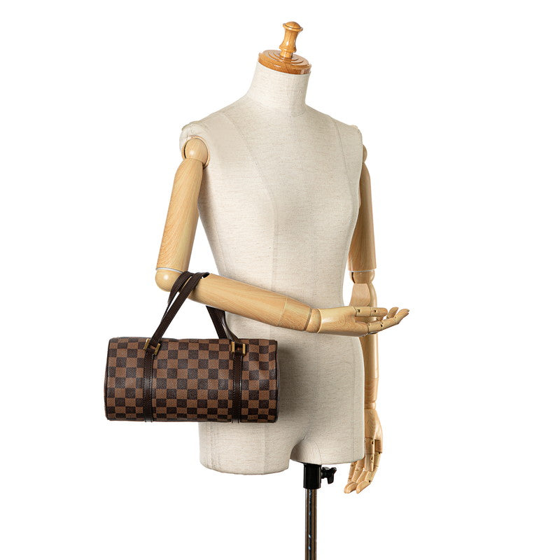 Louis Vuitton Damier Papillon PM 26 Handbag N51304 Brown PVC Leather  Louis Vuitton