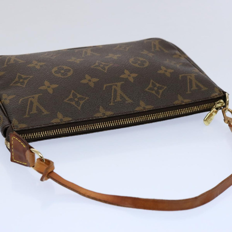 Louis Vuitton Pochette Accessoire  Canvas Clutch Bag