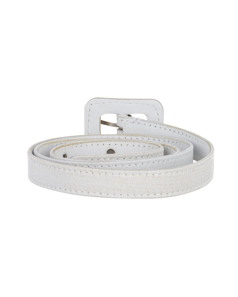 Dior Belt in White Leather