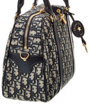 Dior Oblique Canvas & Leather Bowling Bag