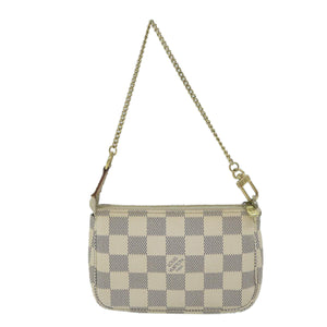 Louis Vuitton Pochette Accessoire  Canvas Clutch Bag