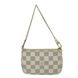 Louis Vuitton Pochette Accessoire  Canvas Clutch Bag