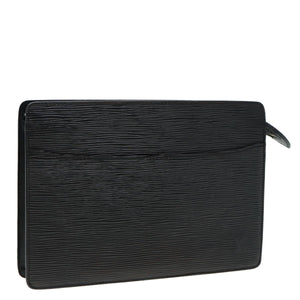 Louis Vuitton Epi Pochette Homme Clutch Bag Black Noir