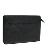 Louis Vuitton Epi Pochette Homme Clutch Bag Black Noir