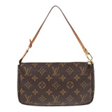 Louis Vuitton Pochette Accessoire  Canvas Clutch Bag