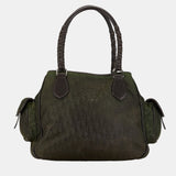 Dior Bronze Canvas Diorrissimo Multi Pocket Handbag