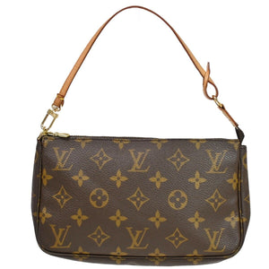 Louis Vuitton Pochette Accessoires  Canvas Clutch Bag
