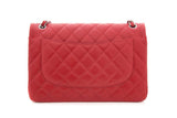 Chanel Red  Jumbo Caviar Double Flap Handbag