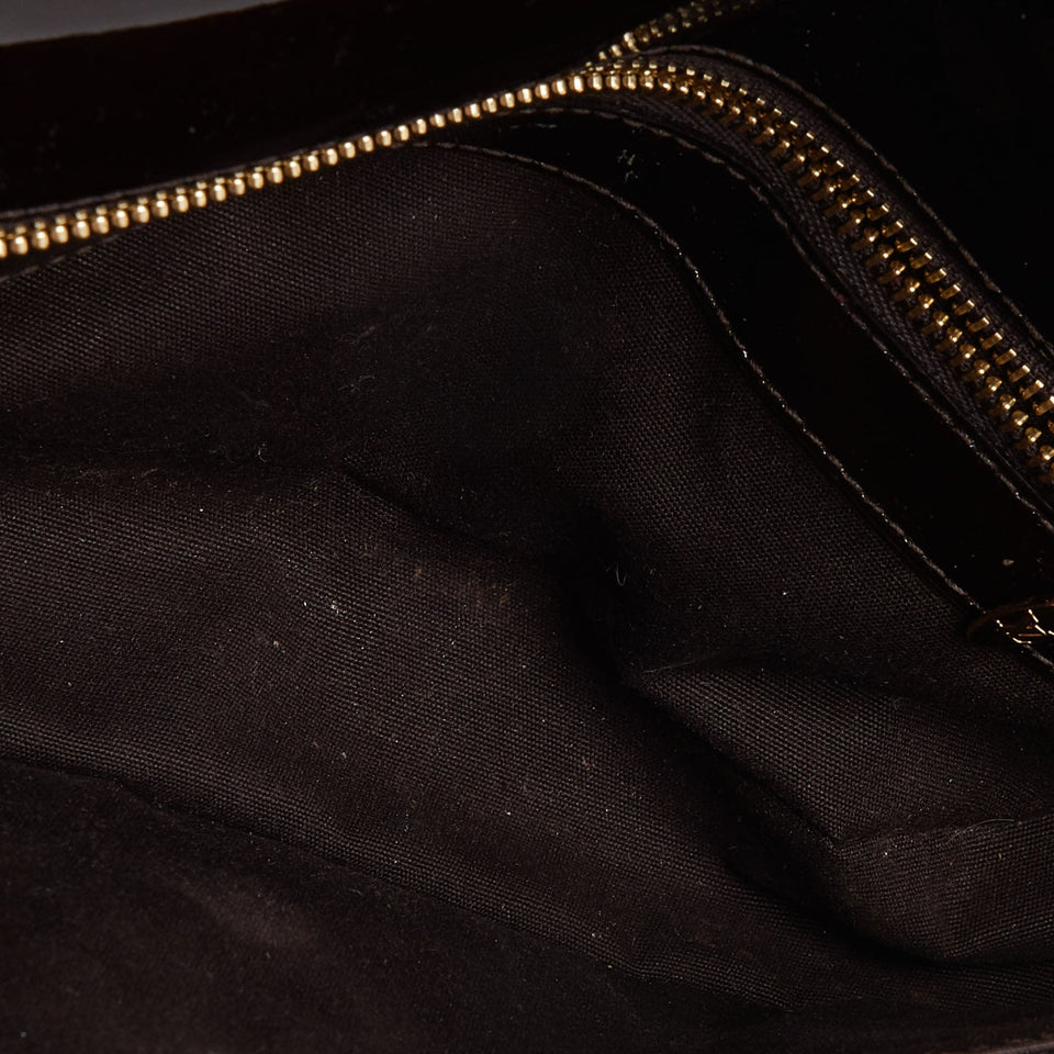 Louis Vuitton Amarante Patent Leather Sobe Clutch