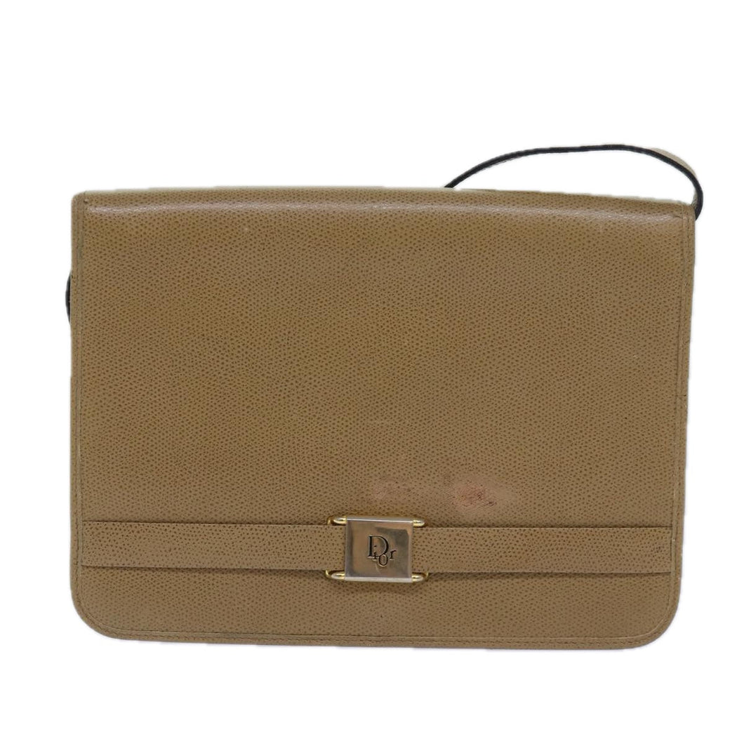 Dior  Leather Shoulder Bag