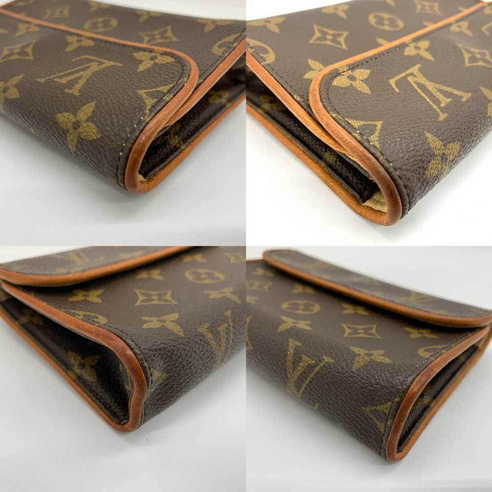 Louis Vuitton Florentine  Canvas Clutch Bag