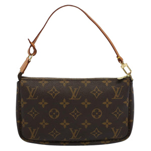 Louis Vuitton Pochette Accessoire  Canvas Clutch Bag
